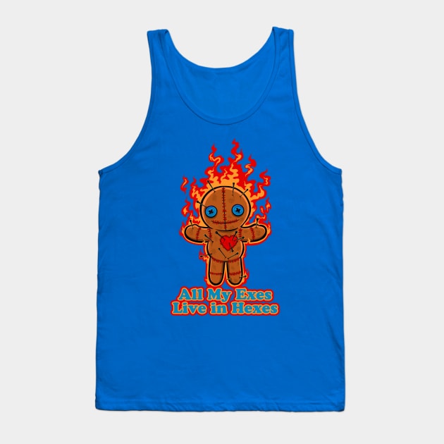 All My Exes Live In Hexes Tank Top by harebrained